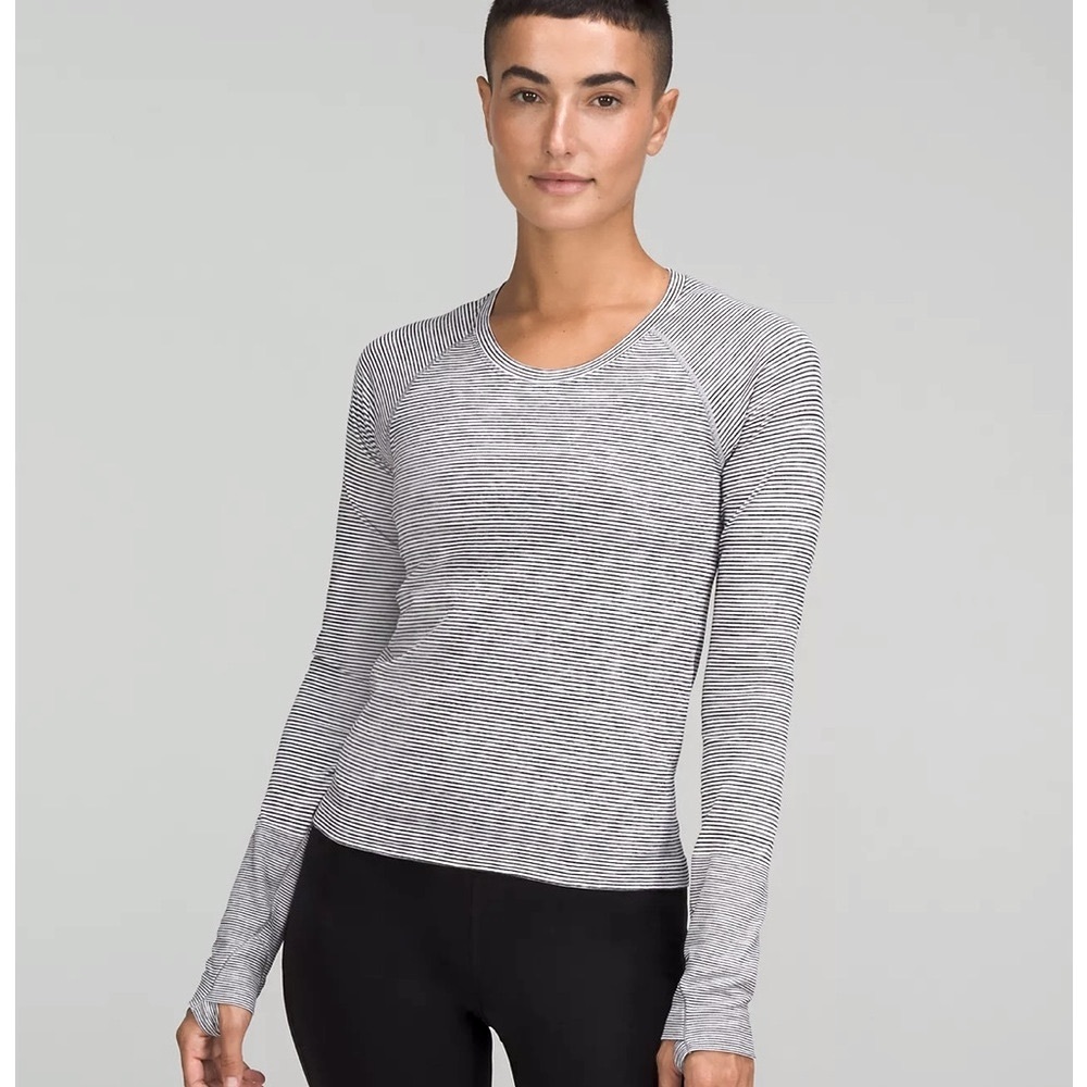 Lululemon Swiftly Tech Long Sleeve Wee Are From Space White